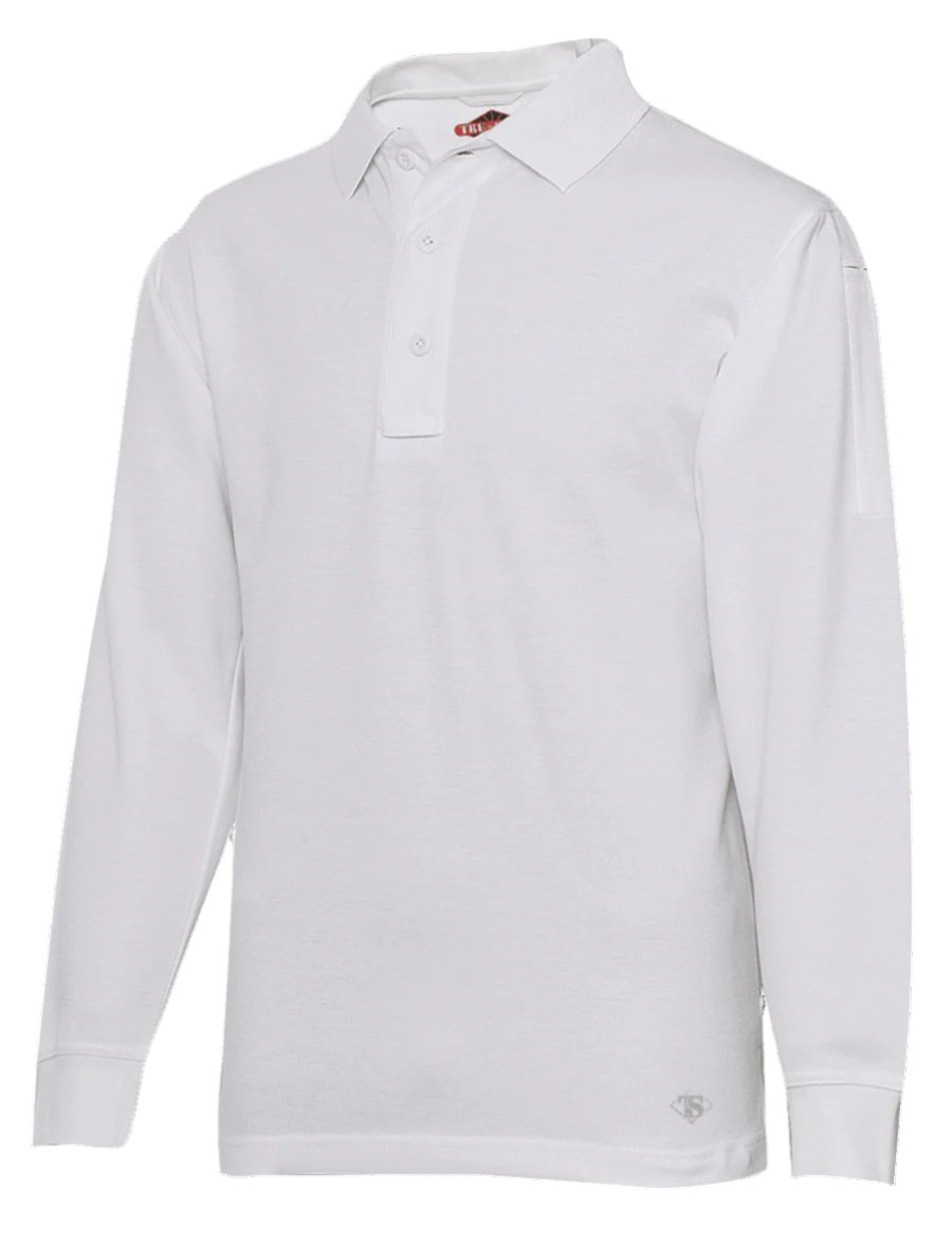 24-7 OG LS Polo White 4359