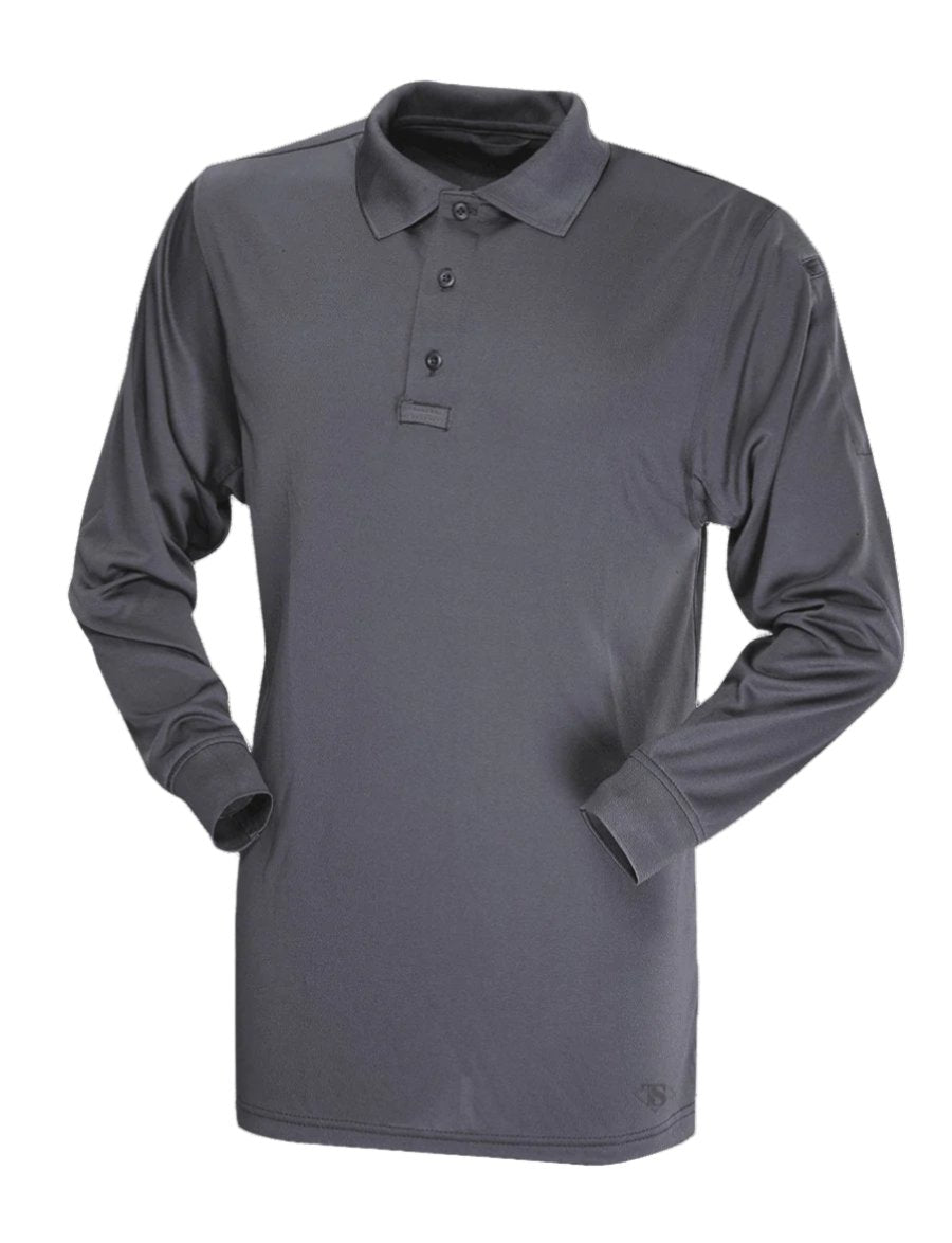 24-7 perform polo LS Char 4504