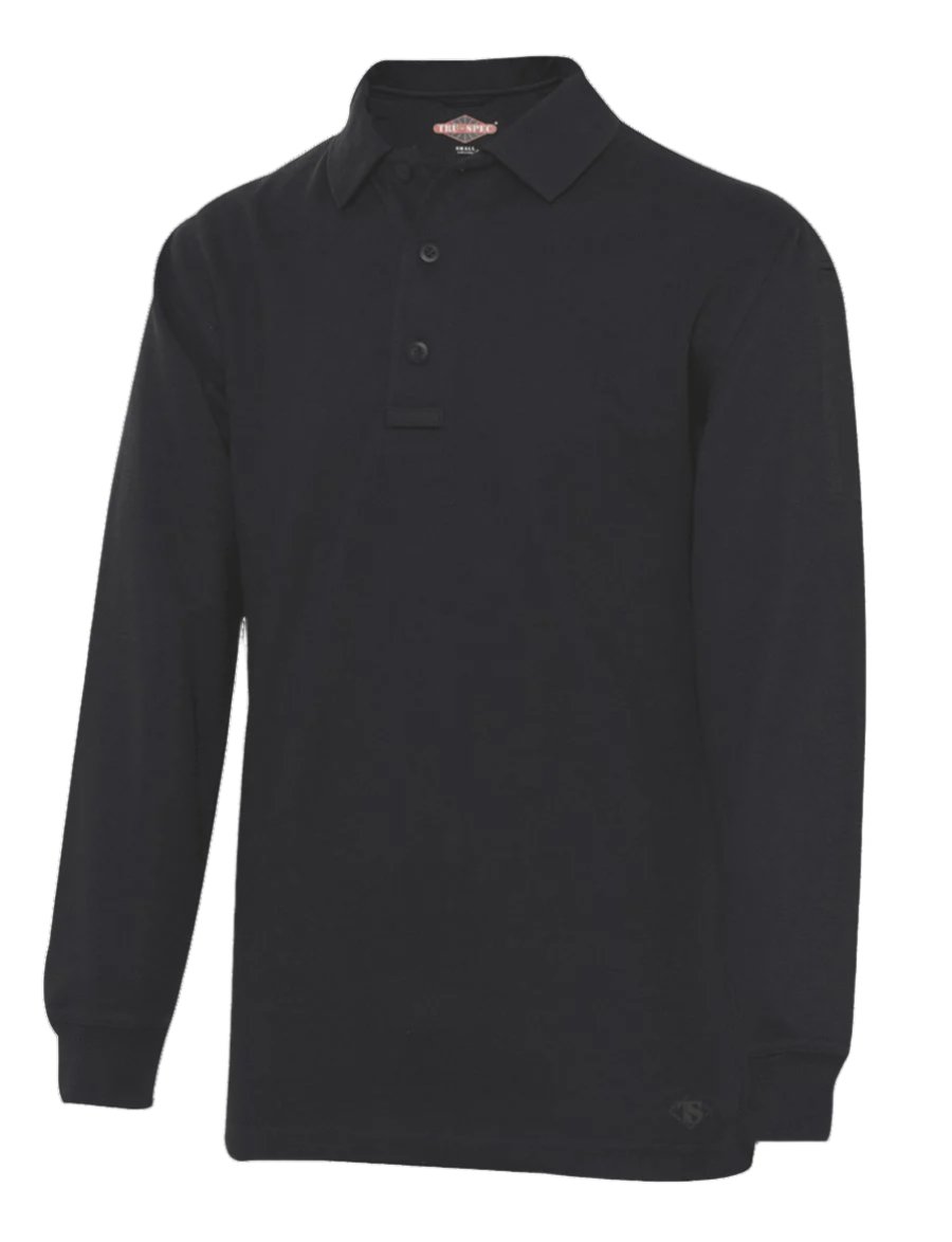 24-7 OG LS Polo Black 4357