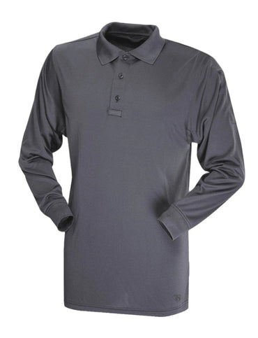 24-7 perform polo LS Char 4504