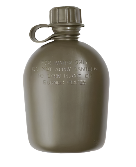 CANTEEN, GI 1 QT 3 PC, Olive Green
