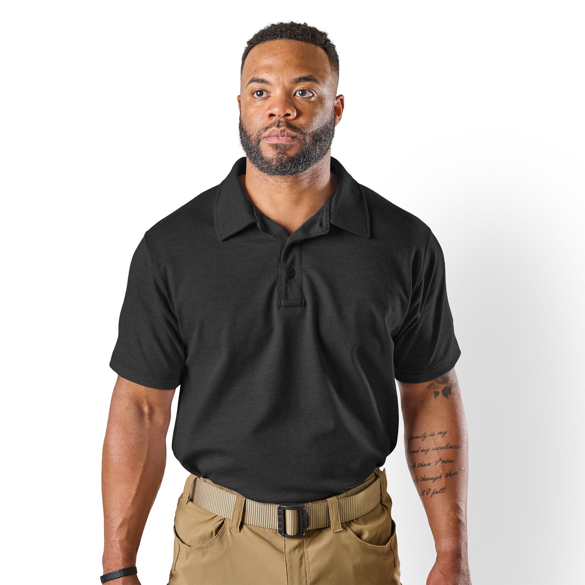 トップス trvo black hole polo TRUWEAR Titan Zip Polo – Black | Stretch Performance Golf Polo