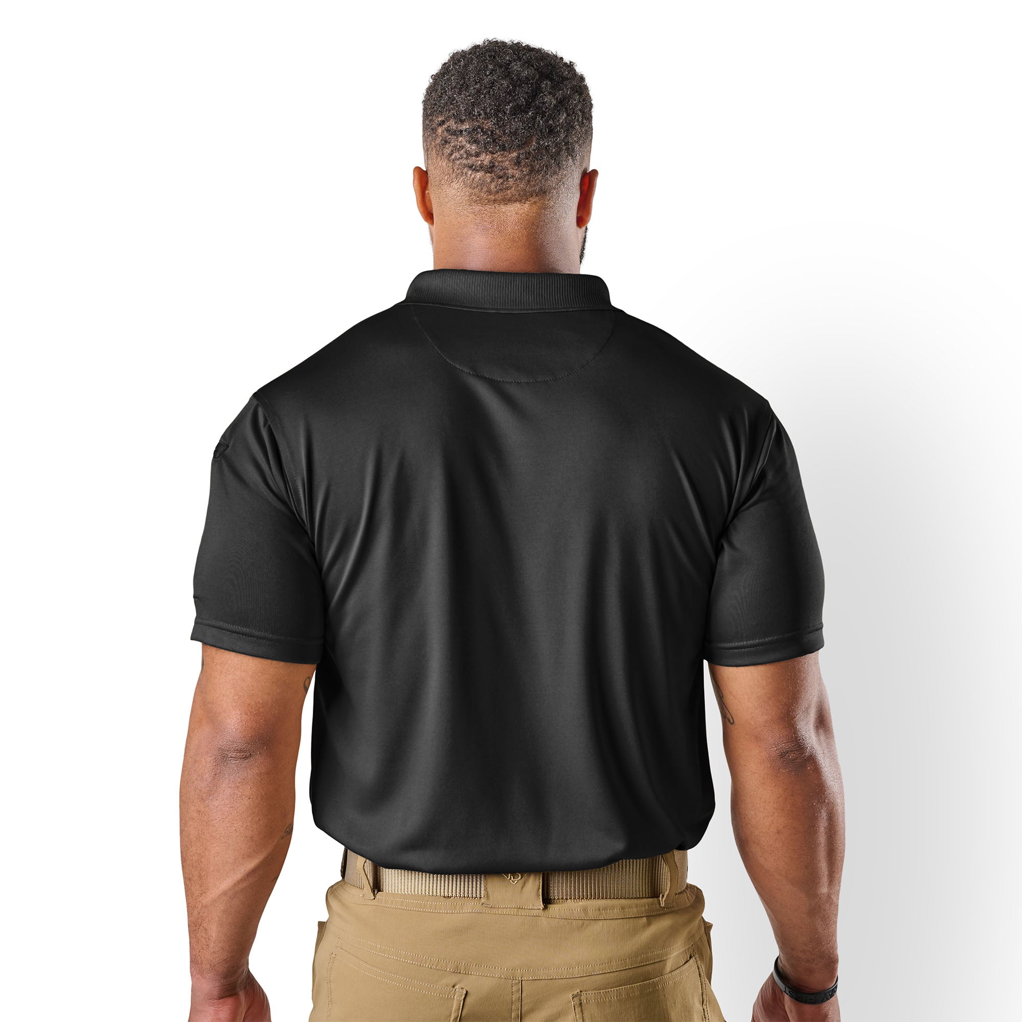 トップス Pedestal polo tee 1200W-2274-CoolGrey-0-