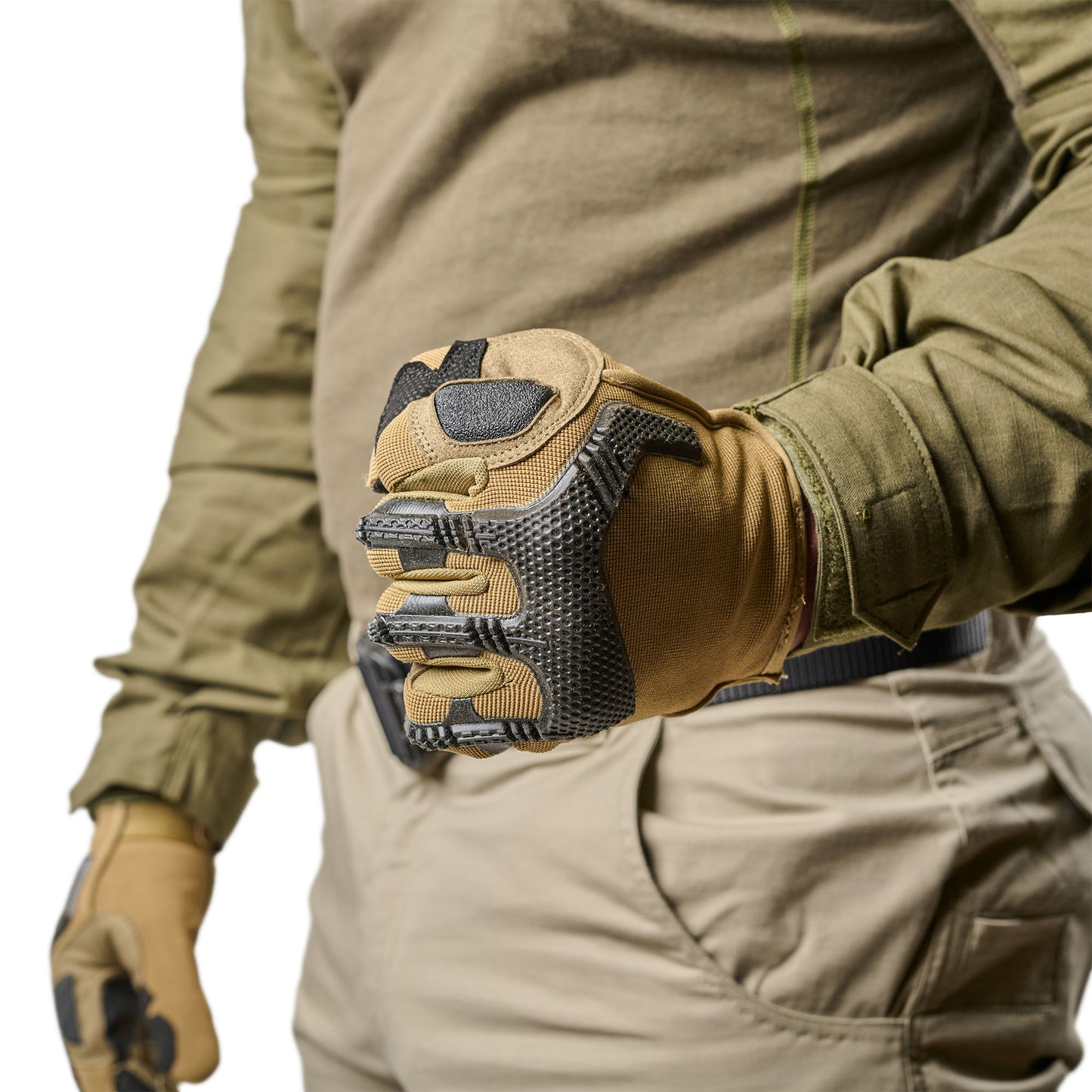 Impact Rubber Knuckle Gloves