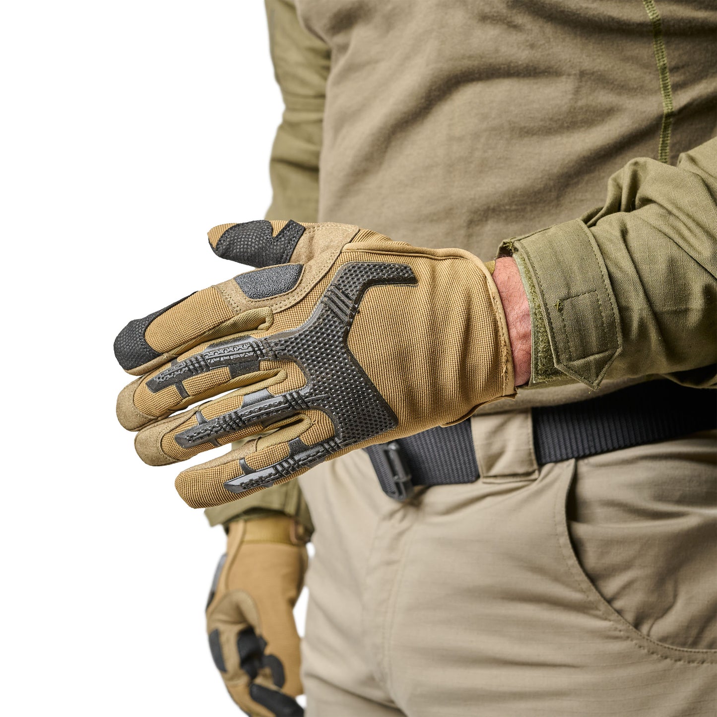 Impact Rubber Knuckle Gloves