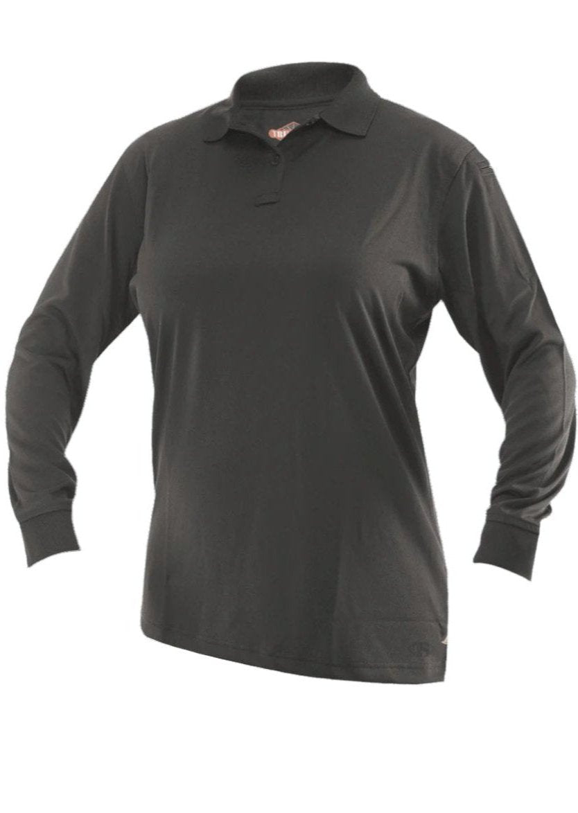 W 24-7 perform polo LS Black 4420