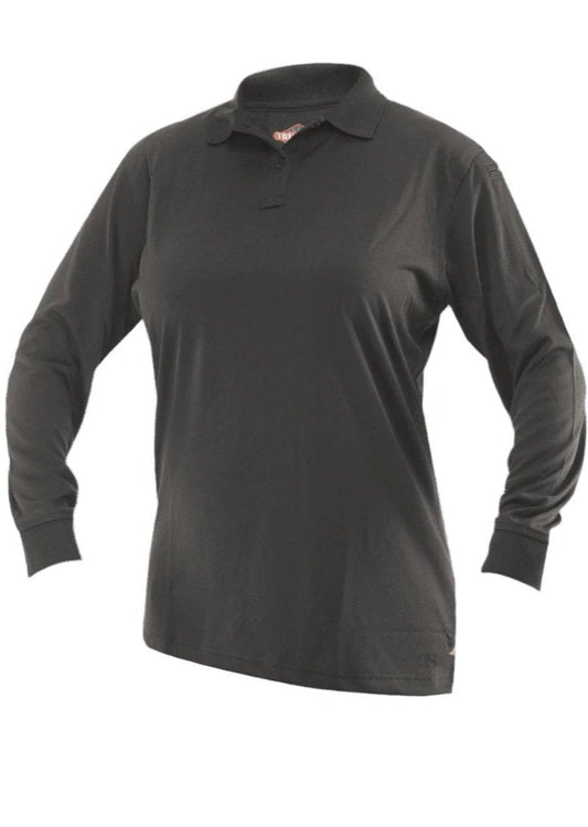 W 24-7 perform polo LS Black 4420